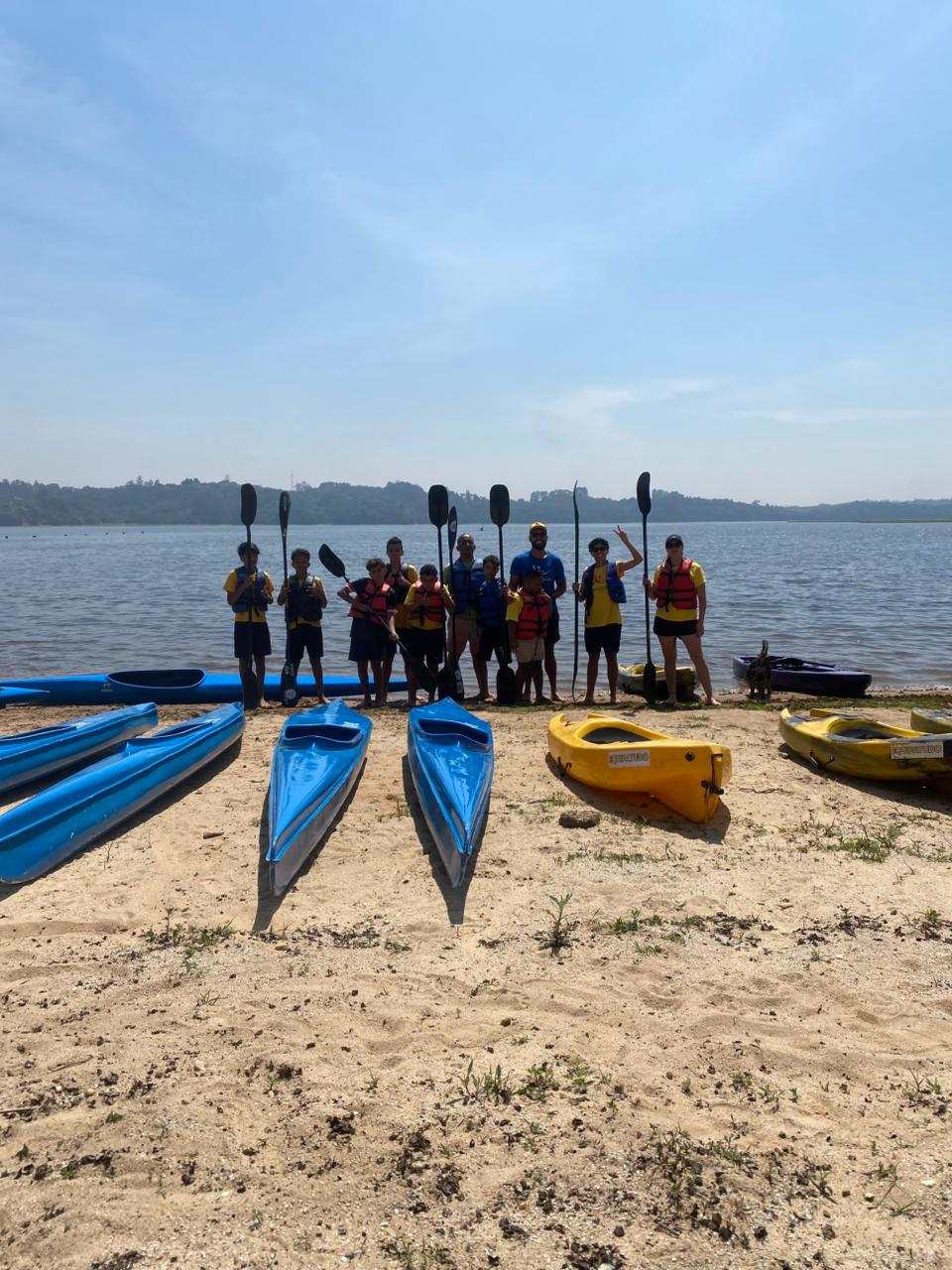 Canoagem no Clube Náutico Guarapiranga
